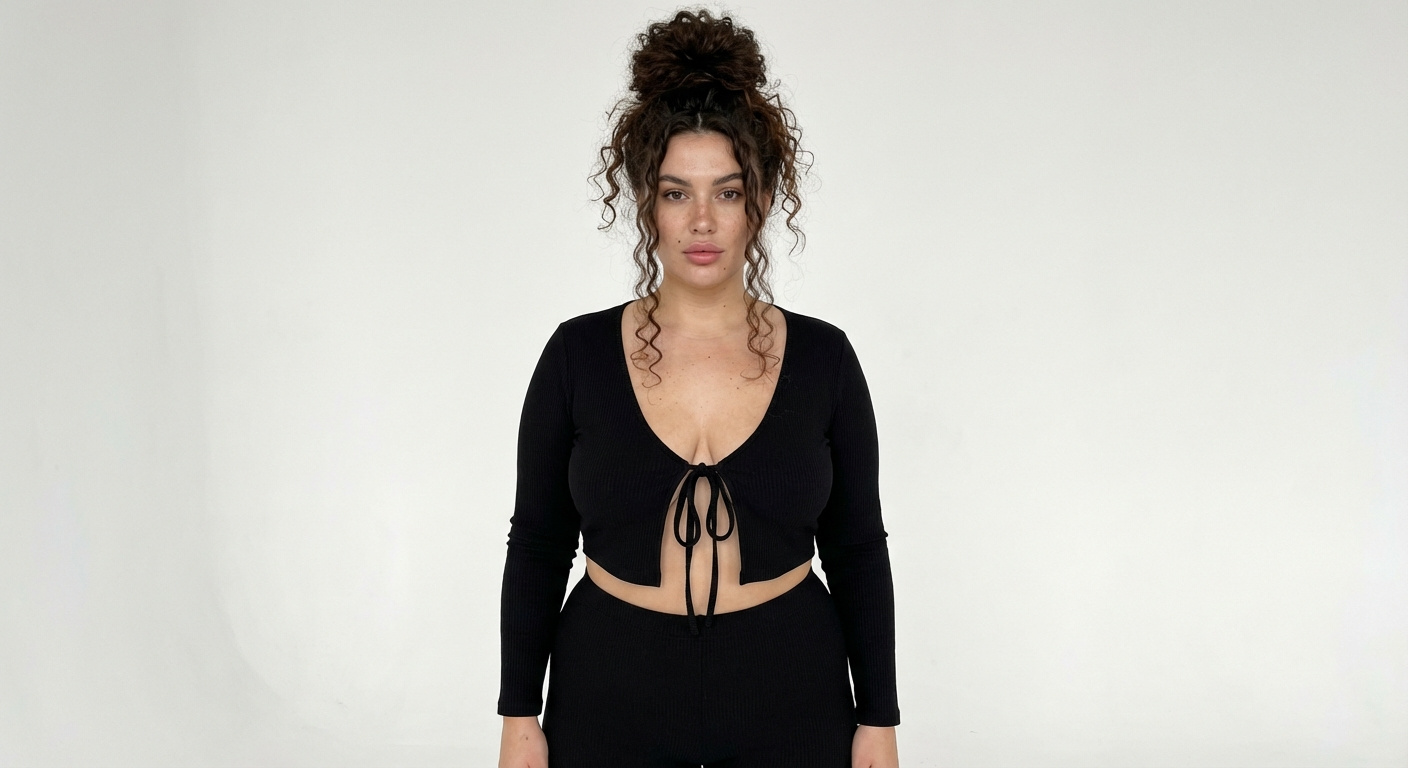 Полная девушка с кудрявыми волосами в полный рост. Внешность: Девушка славянка, выразительные карие глаза, четко очер...